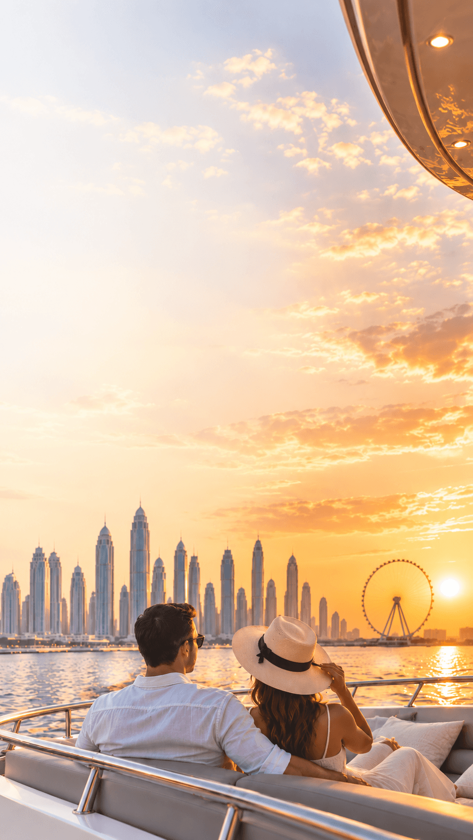 Luxury private yacht experience in Dubai