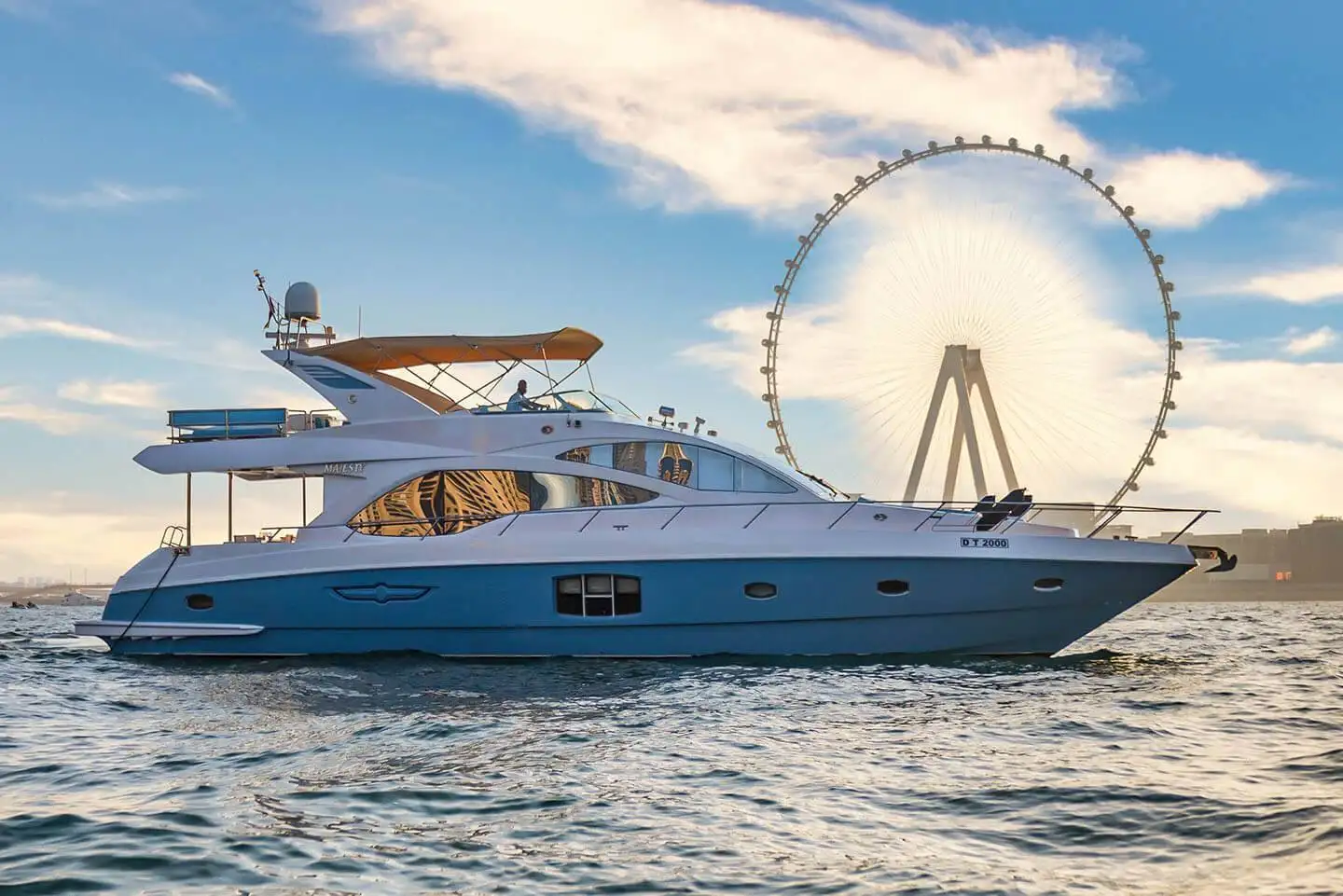 Blue Moon luxury yacht rental in Dubai